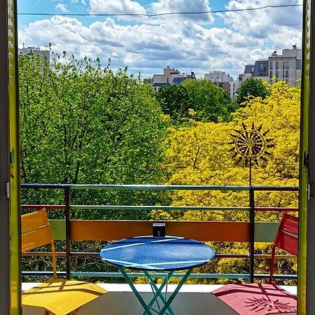 Canopee, Paisible, Chaleureux, Lumineux, Balcon Paris Eksteriør billede