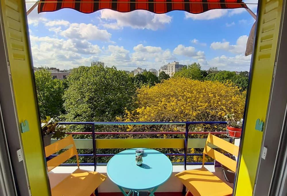 Canopee, Paisible, Chaleureux, Lumineux, Balcon Paris Eksteriør billede