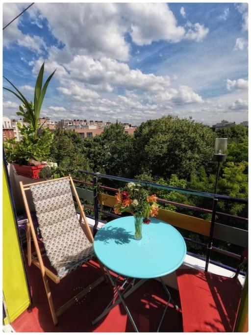 Canopee, Paisible, Chaleureux, Lumineux, Balcon Paris Eksteriør billede