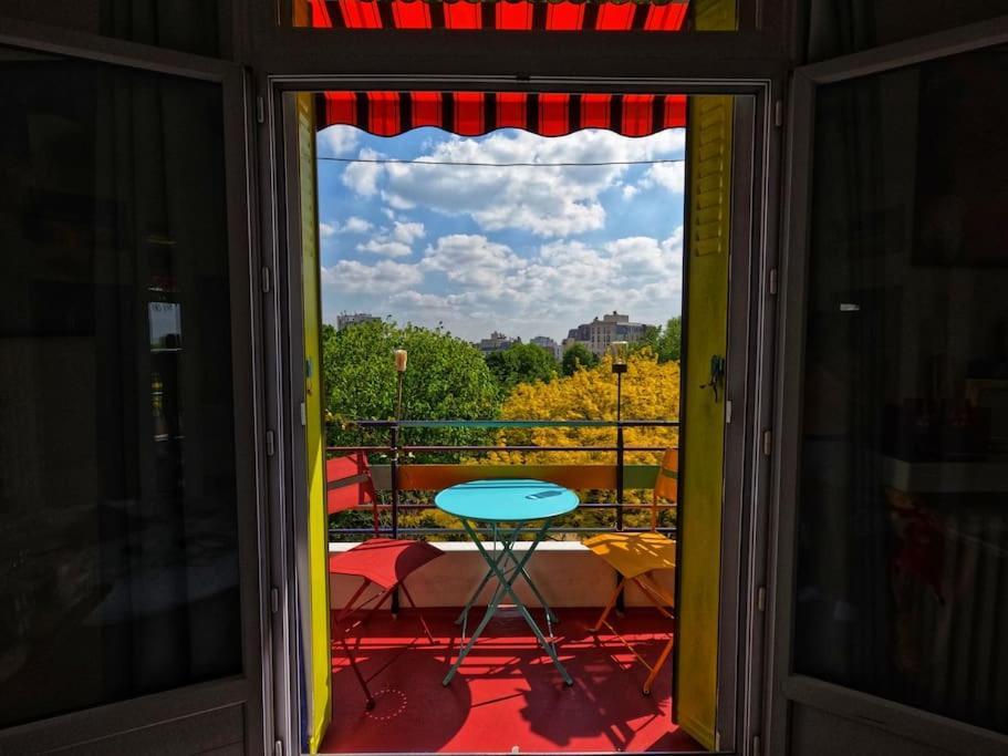 Canopee, Paisible, Chaleureux, Lumineux, Balcon Paris Eksteriør billede