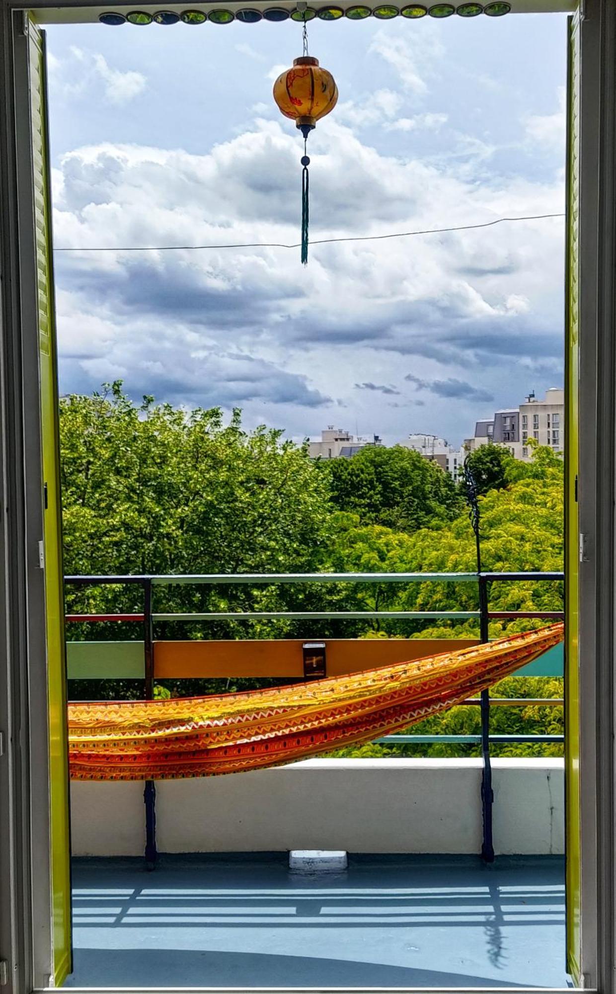 Canopee, Paisible, Chaleureux, Lumineux, Balcon Paris Eksteriør billede