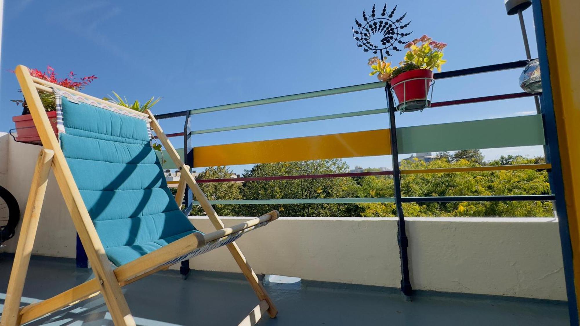 Canopee, Paisible, Chaleureux, Lumineux, Balcon Paris Eksteriør billede